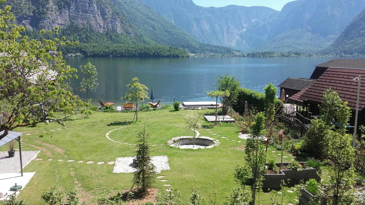 Glueck Am See - Apartment Mit Seezugang Hallstatt Kültér fotó