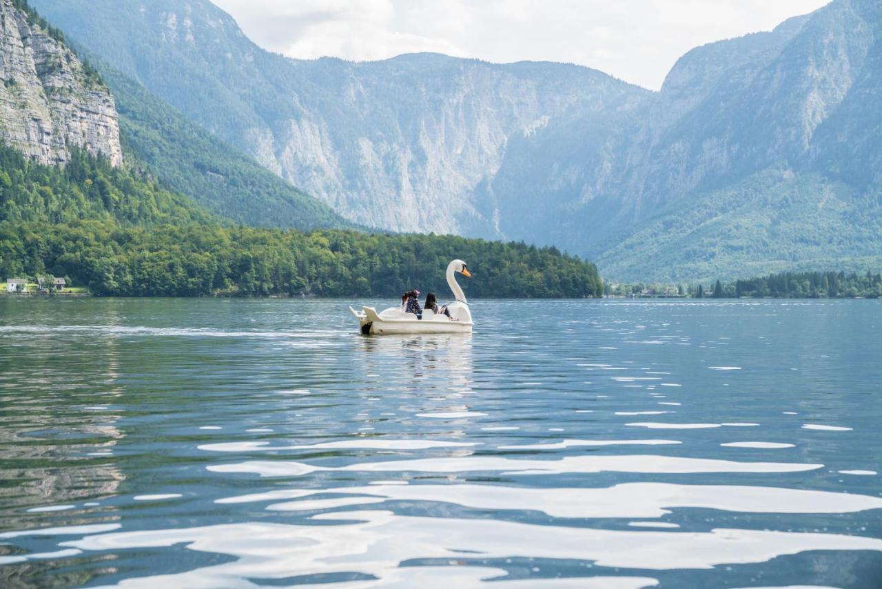 Glueck Am See - Apartment Mit Seezugang Hallstatt Kültér fotó