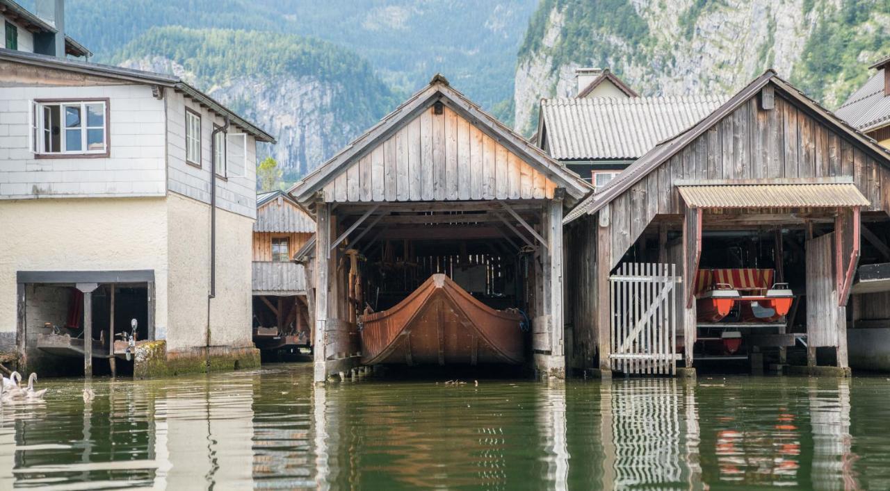 Glueck Am See - Apartment Mit Seezugang Hallstatt Kültér fotó